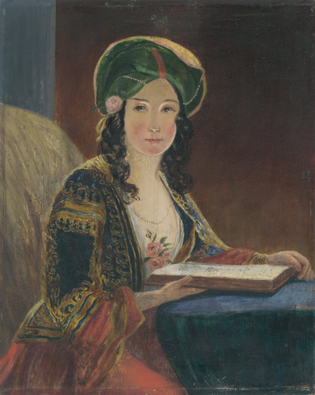 Mladá žena v orientálním kostýmu (Die Morgenländerin - kopie) od Friedrich von Amerling