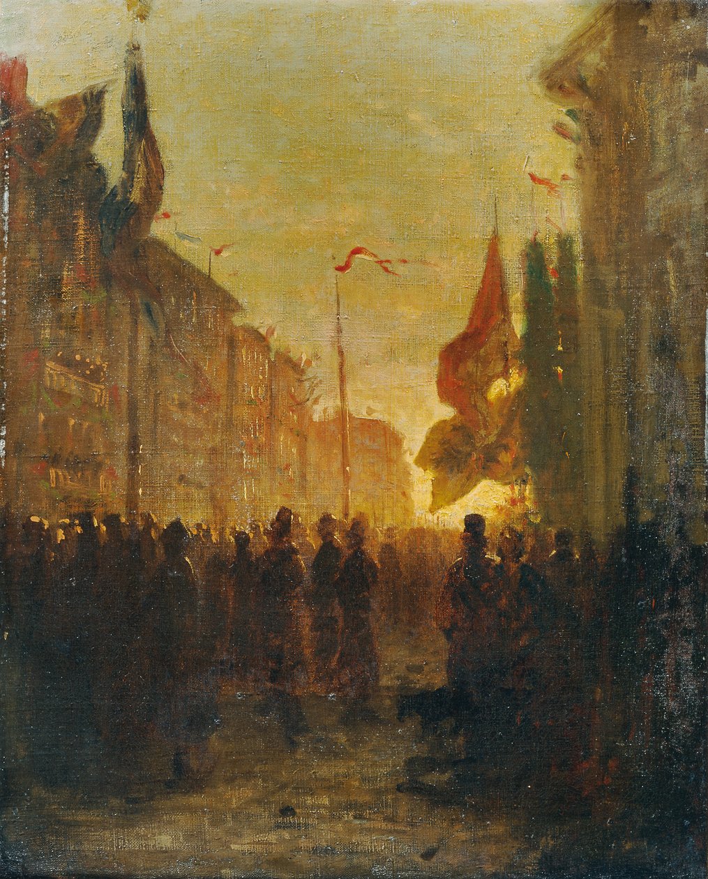 slavnostní vlajky od Friedrich Alois Schönn