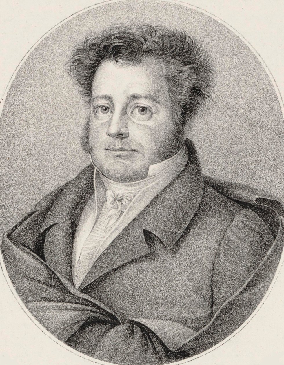 Portrét skladatele Heinricha Marschnera 1795-1861. od Friedrich August Fricke
