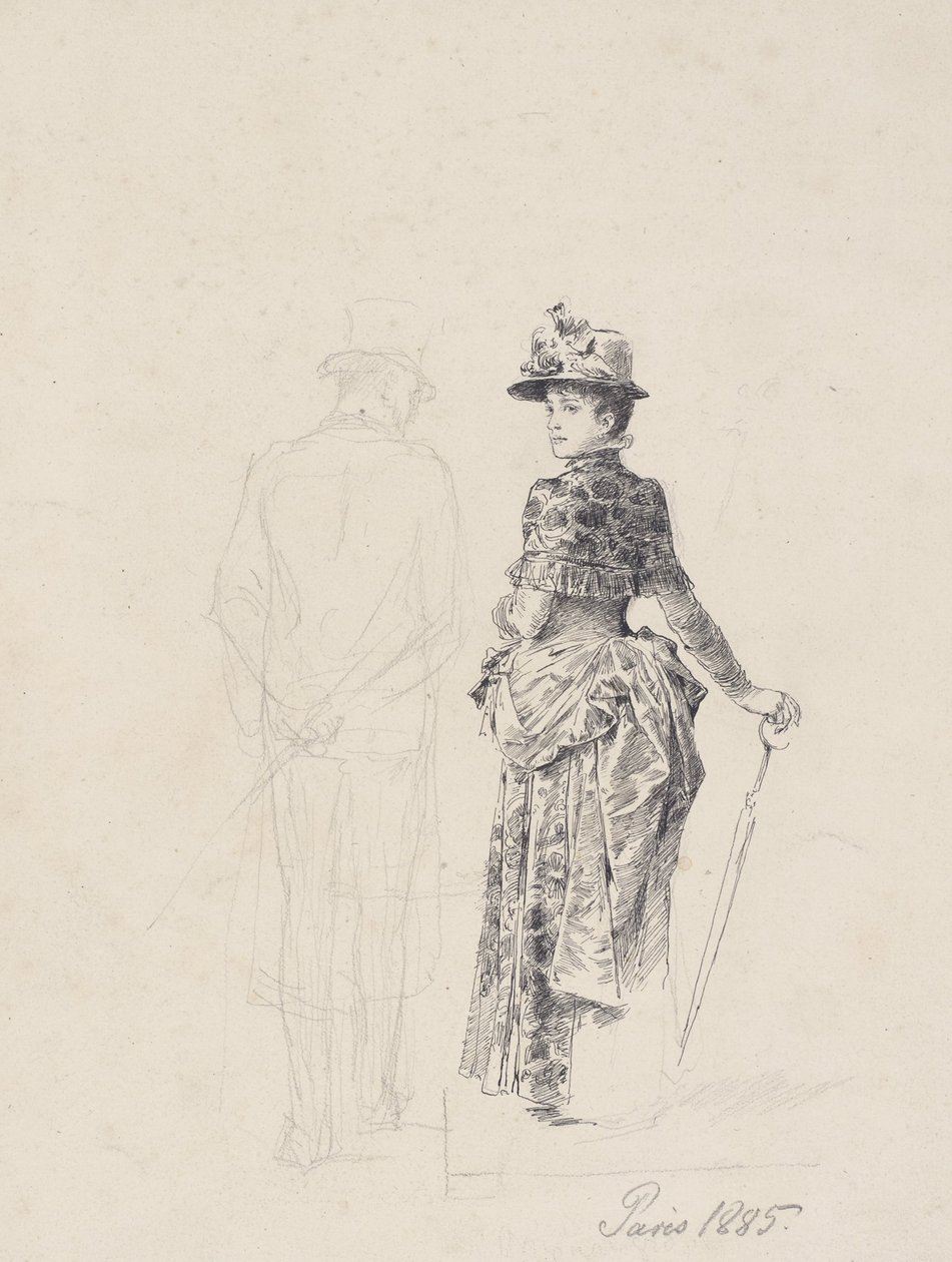 Paříž 1885 od Friedrich August von Kaulbach
