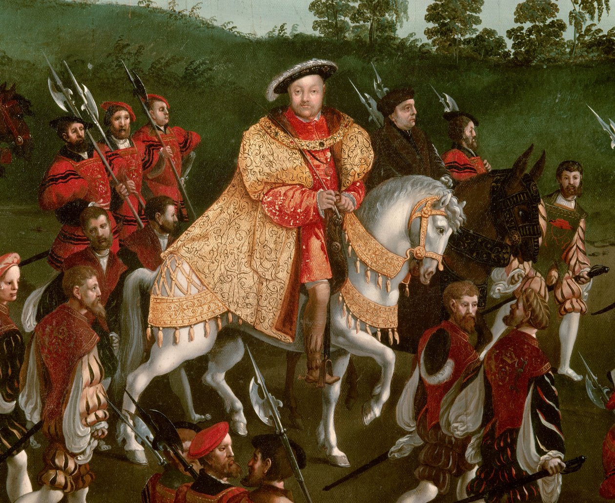 Rozhovor Františka I. a Jindřicha VIII. na táboře Zlatého listu 7. června od Friedrich Bouterwek