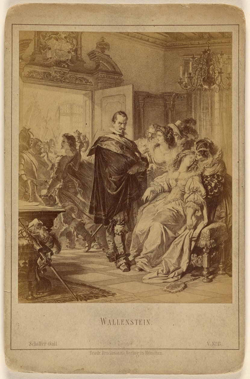 Valdštejn [obraz C. Jaegera, Norimberk, 1867] od Friedrich Bruckmann