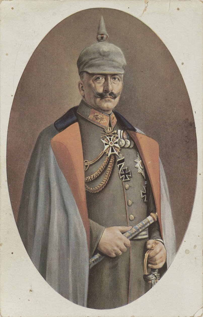 repro podle malovaného portrétu Wilhelma II od R. Grabendorffa Kaiser Wilhelm II (titul na objektu) od Friedrich Bruckmann