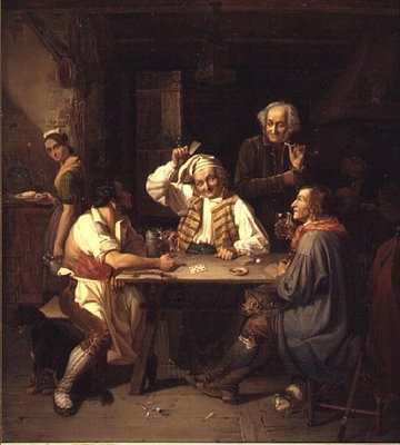 Vítězná karta (olej) od Friedrich Busch