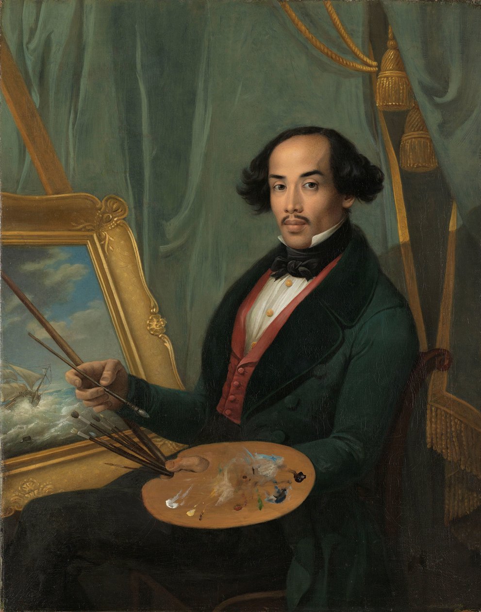 Portrét Radena Syarifa Bustamana Saleha od Friedrich Carl Albert Schreuel (attributed to)
