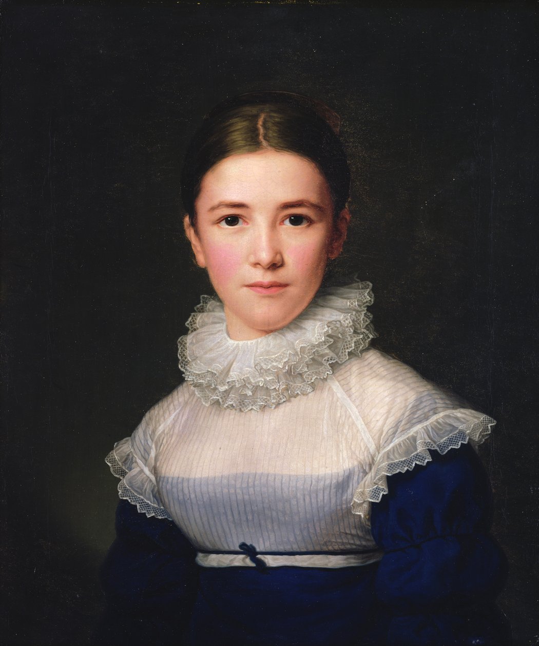 dortrait Liny Grogerové, pěstounské dcery umělce, 1815 od Friedrich Carl Groger