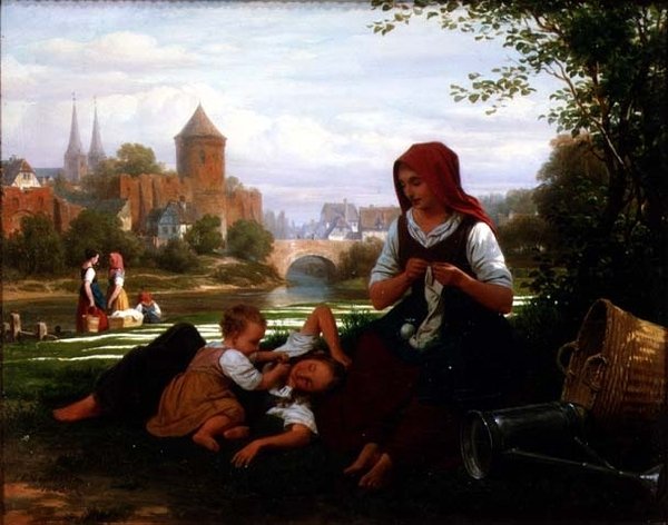 Bělidlo, 19. století od Friedrich Edouard Meyerheim
