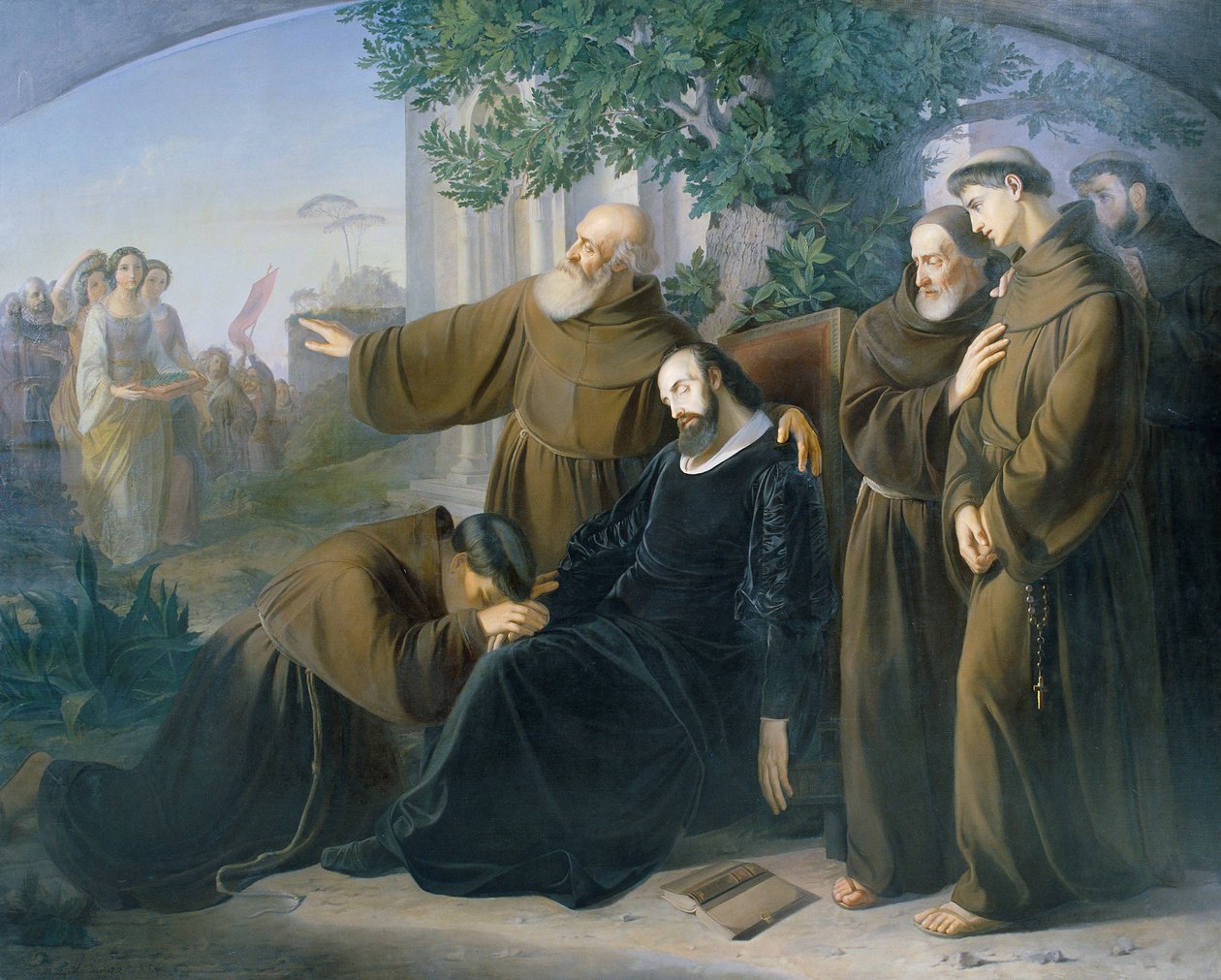 Der Tod Torquato Tassos od Friedrich Friedländer Ritter von Malheim