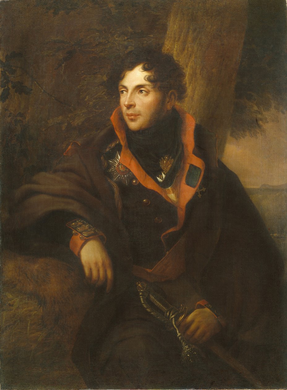 Portrét hraběte Nikolaje Michajloviče Kamenského 1776-1811, 1810 od Friedrich Georg Weitsch