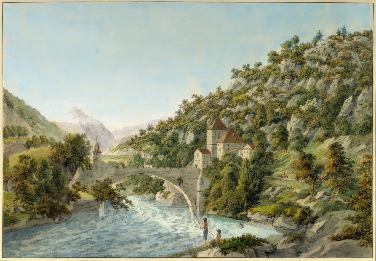 Most Saint-Maurice od Friedrich Georg Wexelberg