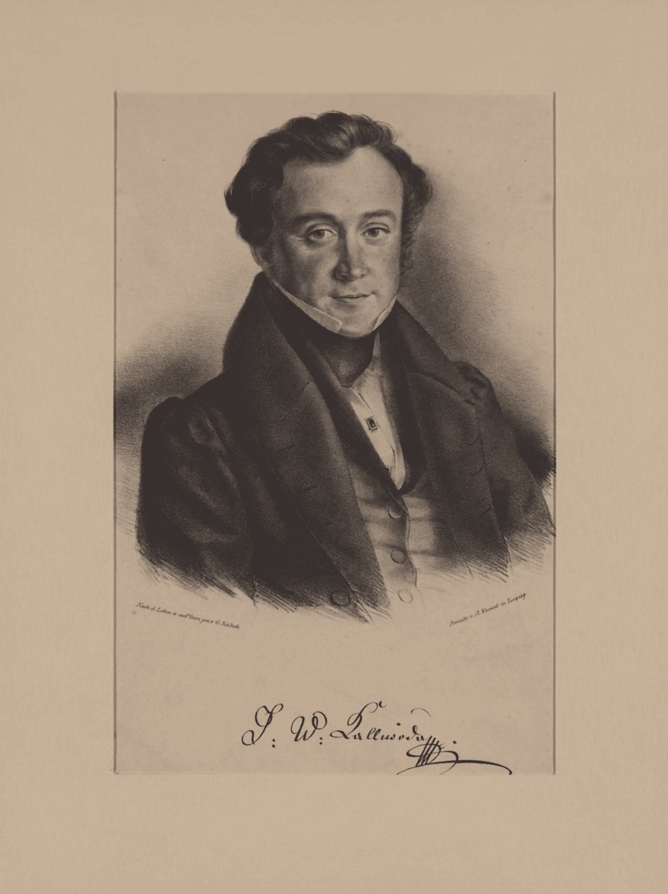 Portrét skladatele Jana Kalivody 1801-1866 od Friedrich Gustav Schlick
