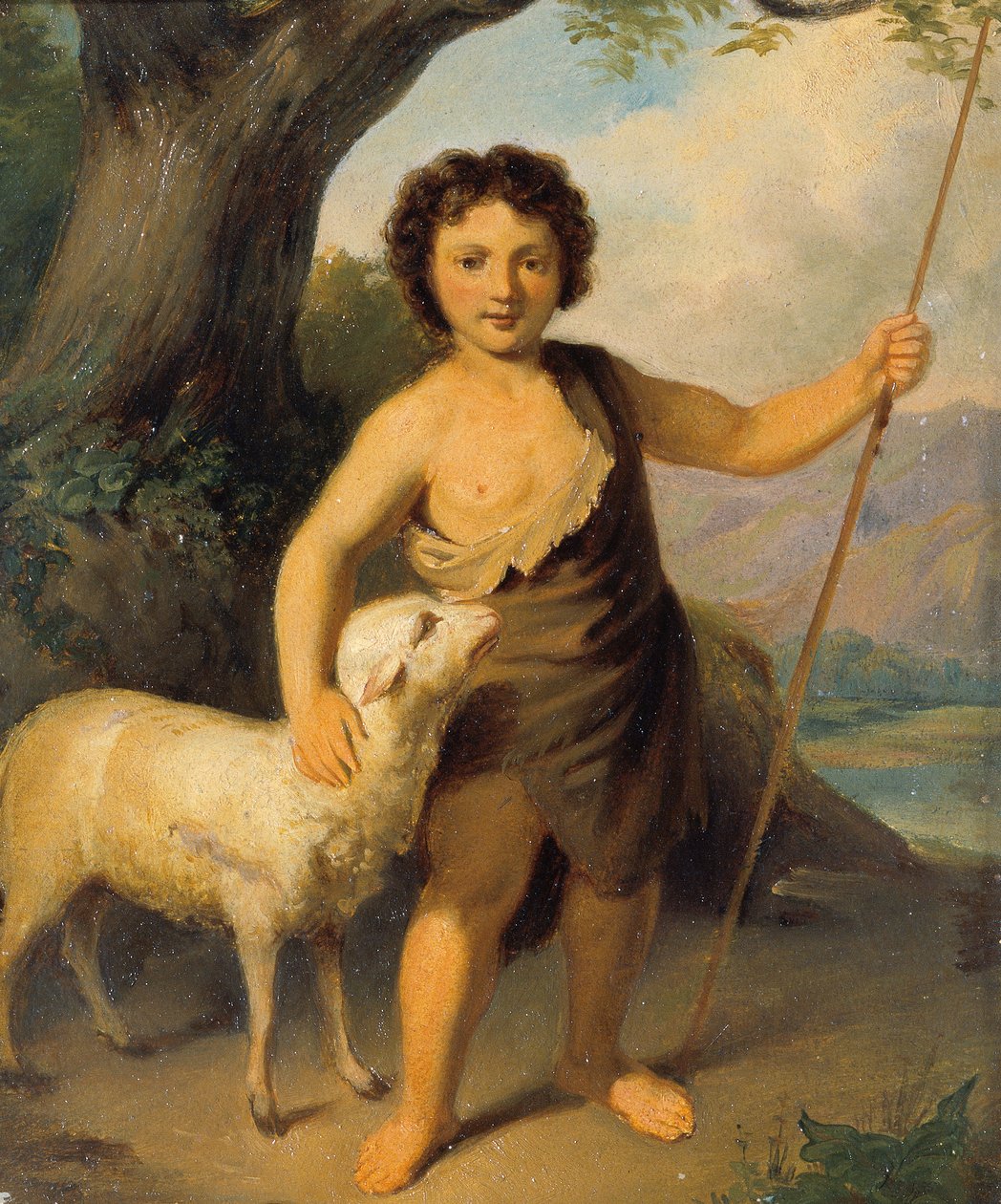 Jana Křtitele jako dítě od Friedrich Hasslwander