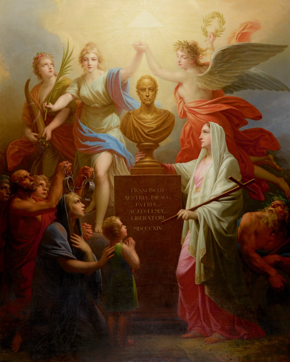 Alegorie požehnání míru od Friedrich Heinrich Fuger