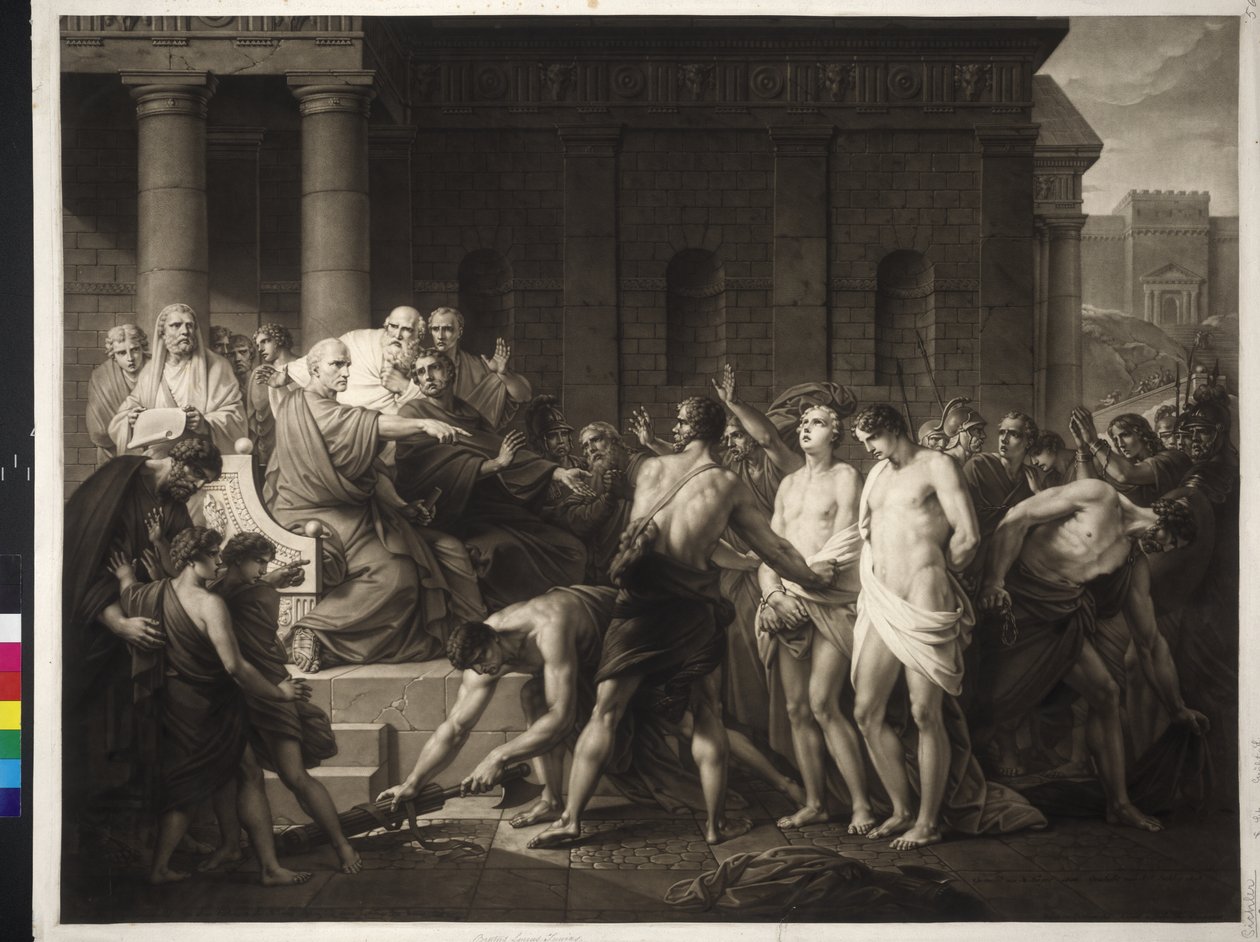 Brutus vypoví své syny od Friedrich Heinrich Fuger