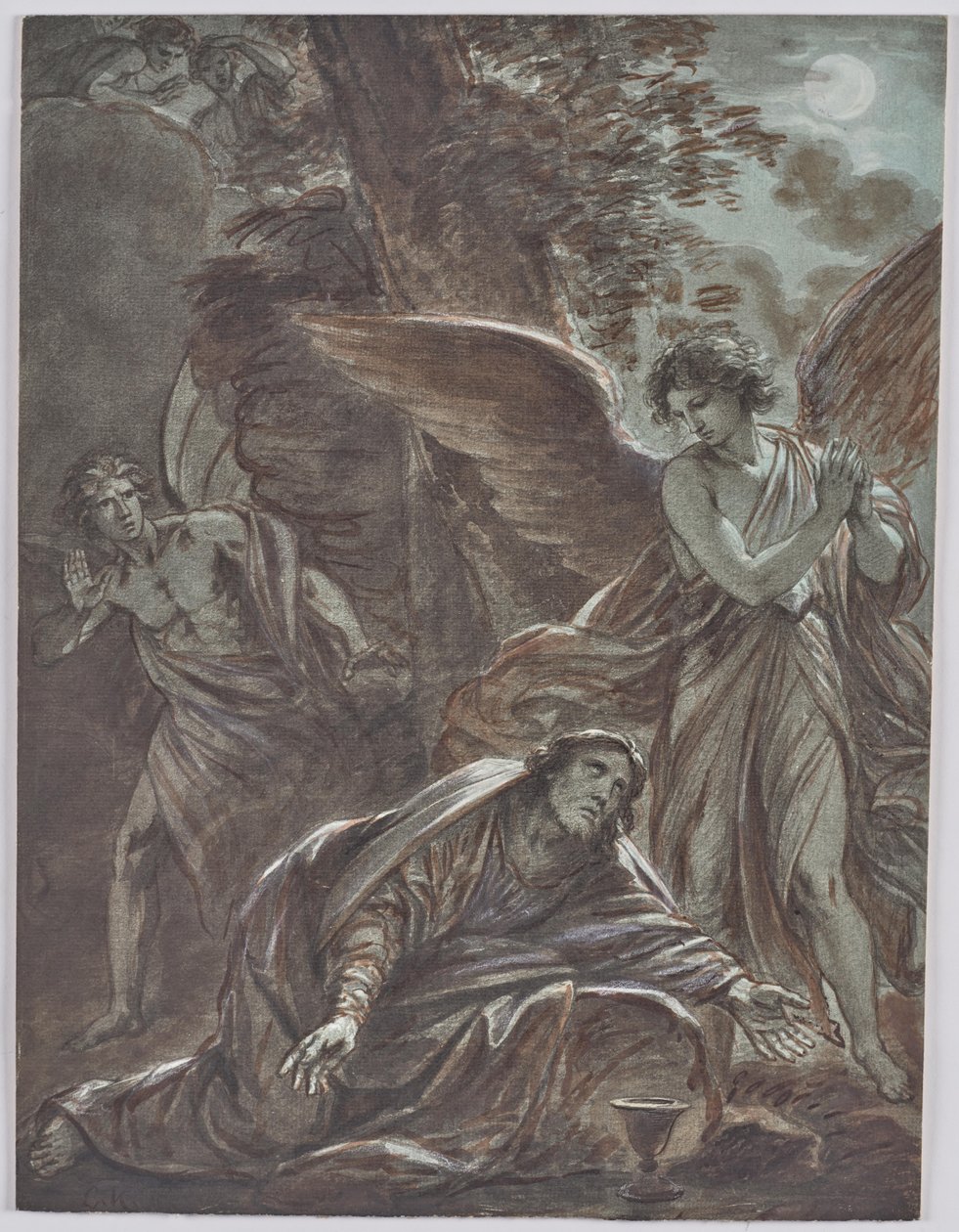 Kristus na Olivové hoře od Friedrich Heinrich Fuger
