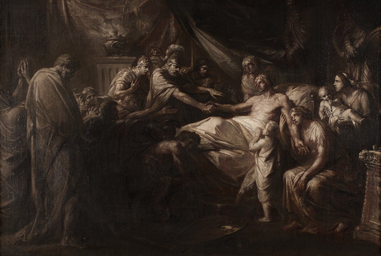 Der Tod des Germanicus od Friedrich Heinrich Fuger
