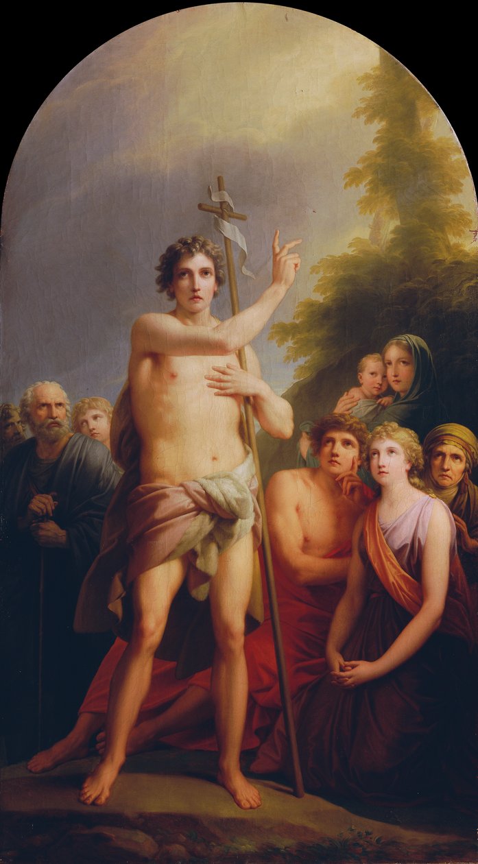 Kázání svatého Jana od Friedrich Heinrich Fuger