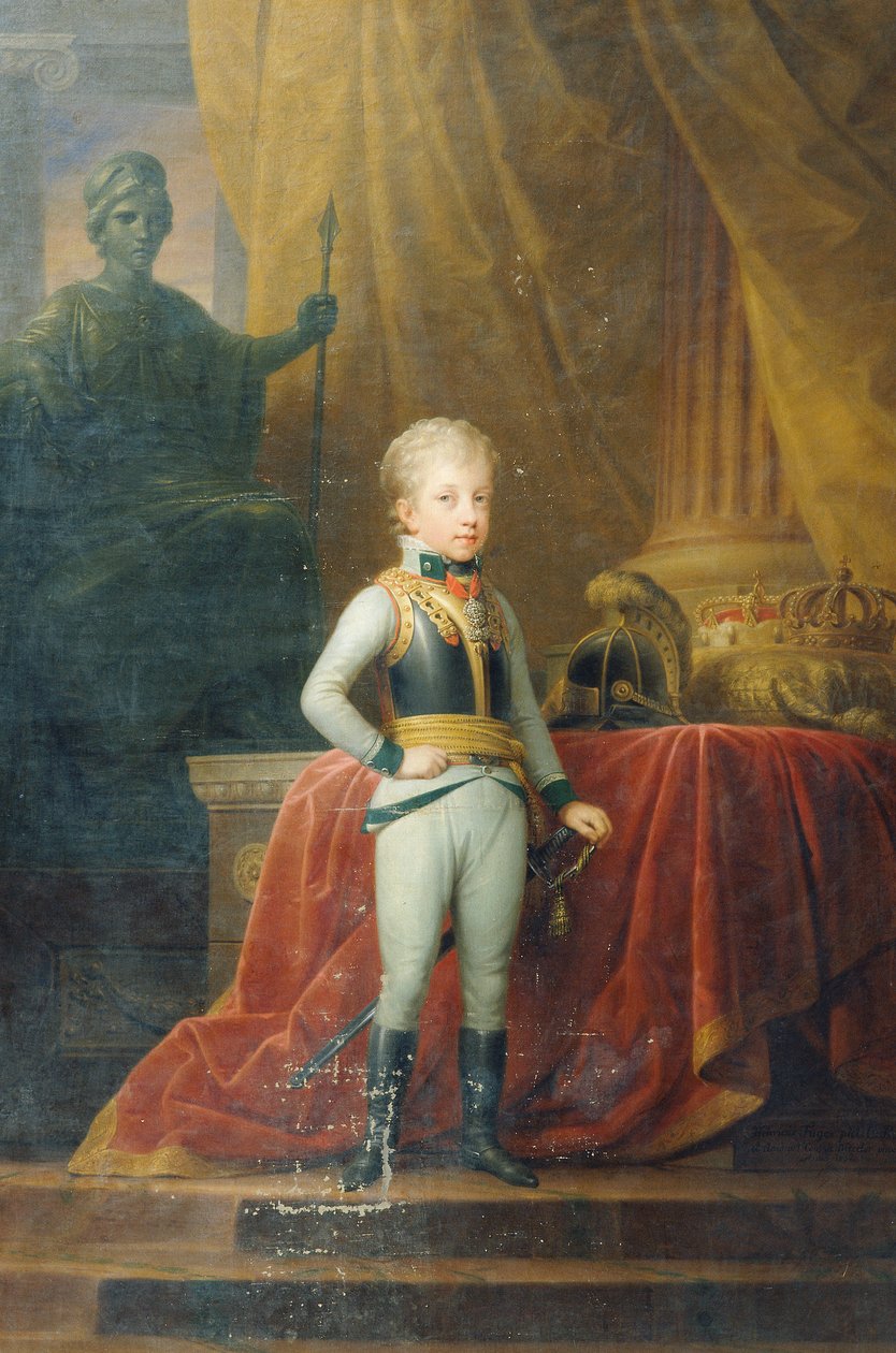 Arcivévoda Ferdinand jako dítě od Friedrich Heinrich Fuger
