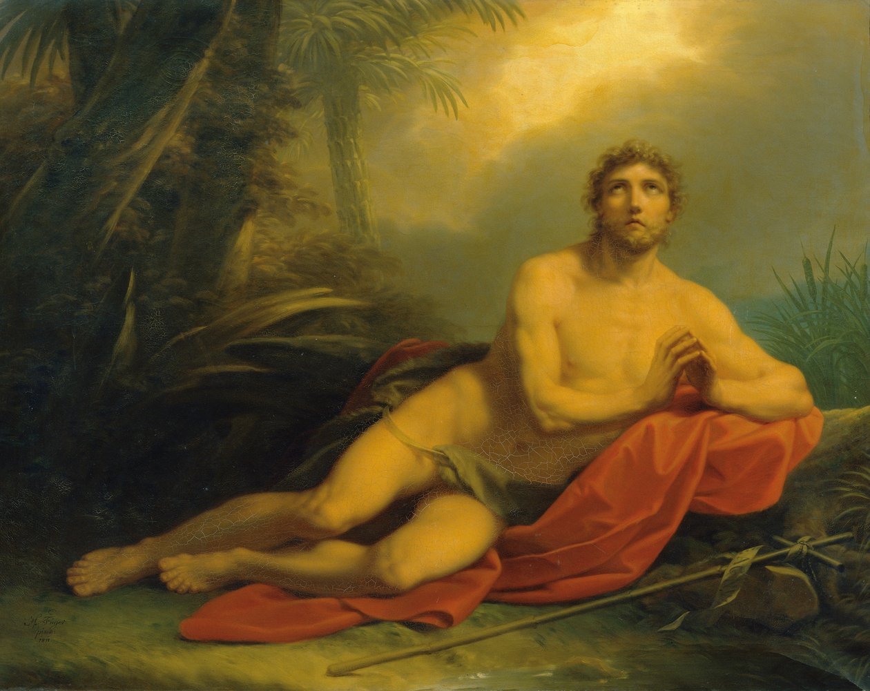 John v poušti od Friedrich Heinrich Fuger