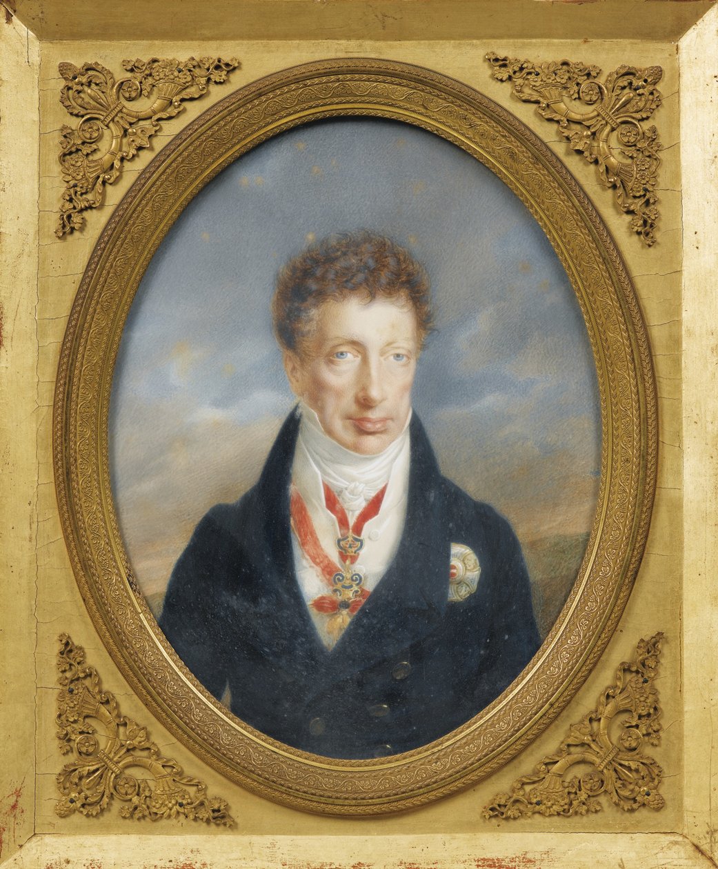arcivévoda Karel Rakouský 1771-1847, vévoda těšínský, c. 1823 od Friedrich Johan Gottlieb Lieder