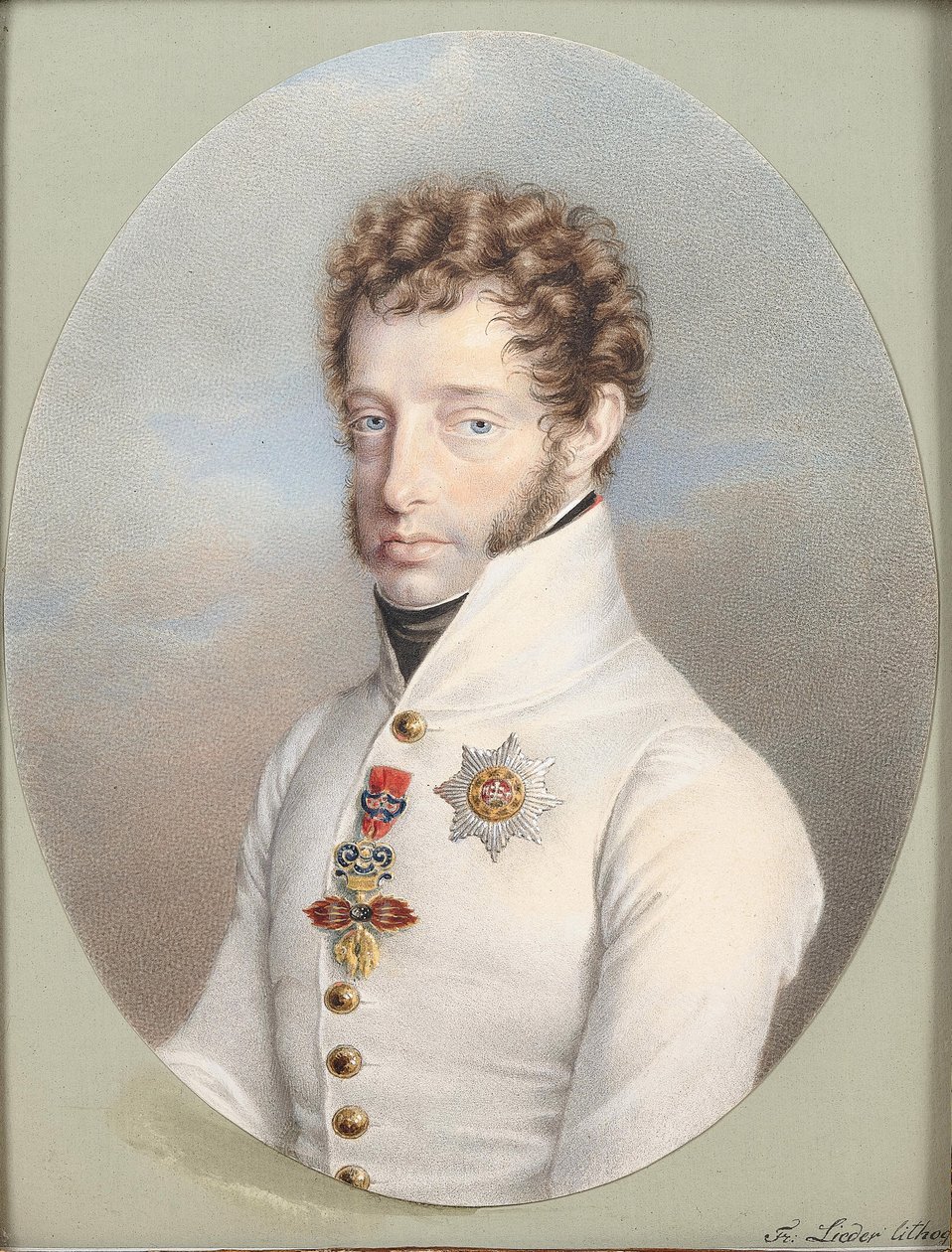 Arcivévoda Ludvík Rakouský 1784-1864. od Friedrich Johan Gottlieb Lieder