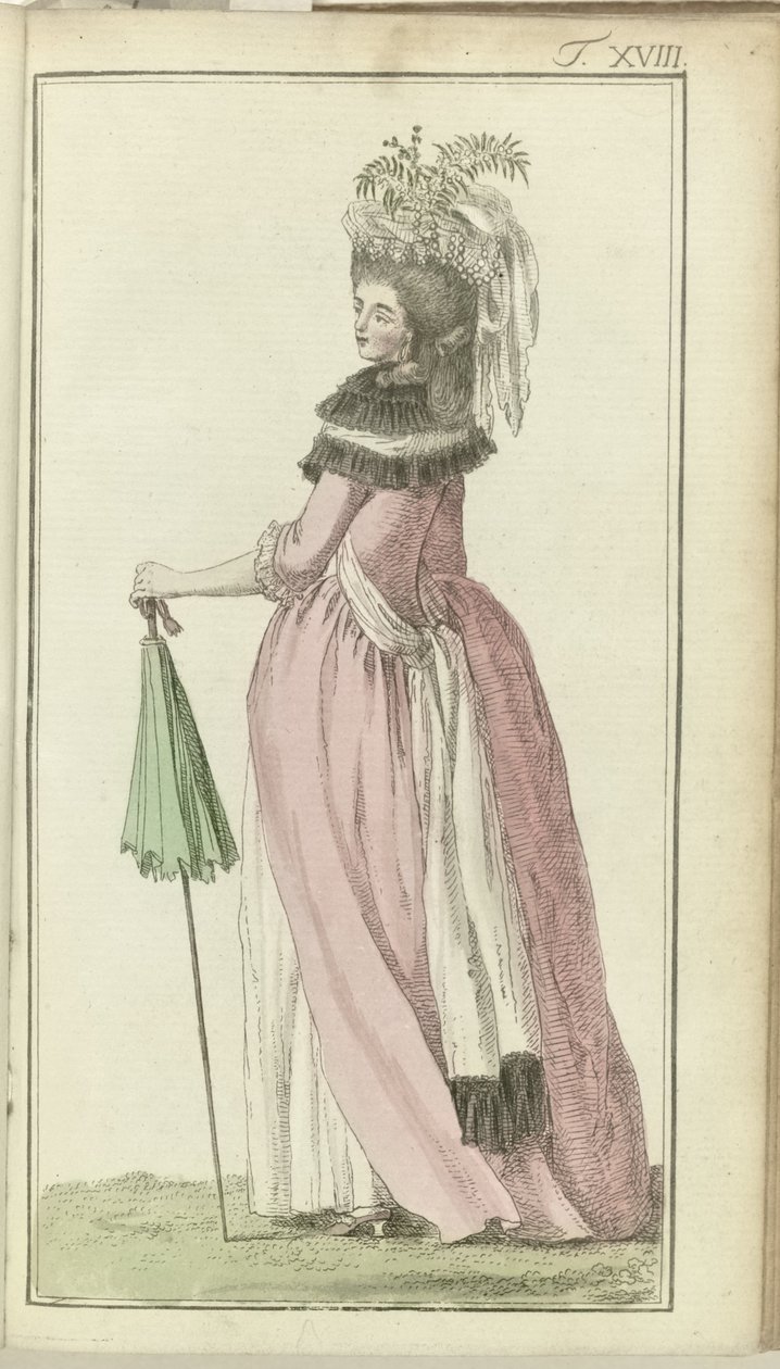 Journal of Luxury and Fashions 1786, svazek I, T. 18 od Friedrich Justin Bertuch