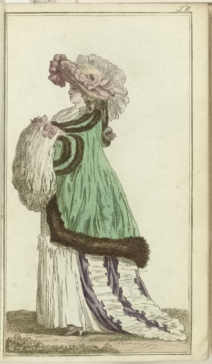 Journal of Luxury and Fashions 1786, svazek I, T. 2 od Friedrich Justin Bertuch