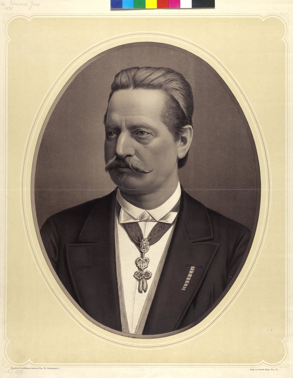 Eduard hrabě Taaffe od Friedrich Kaiser