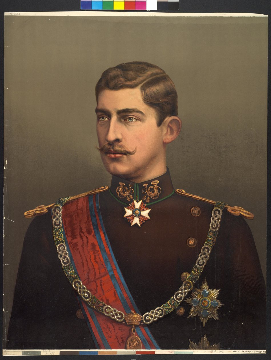 Rumunský král Ferdinand I. od Friedrich Kaiser