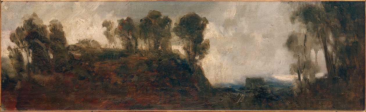 Večerní atmosféra (Vaux de Cernay) od Friedrich Karl Hausmann
