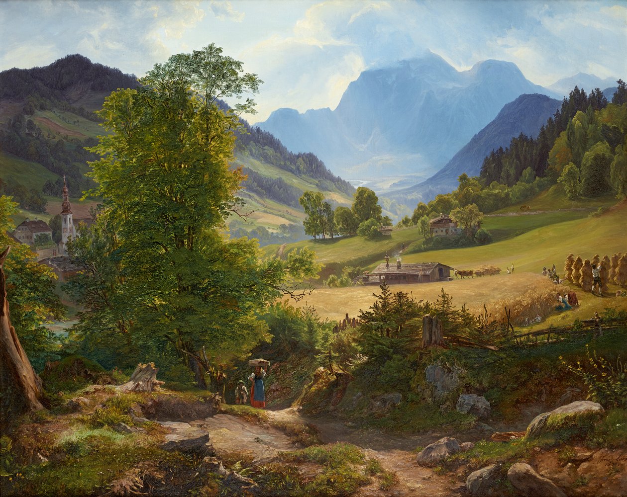 Ramsau u Berchtesgadenu od Friedrich Loos