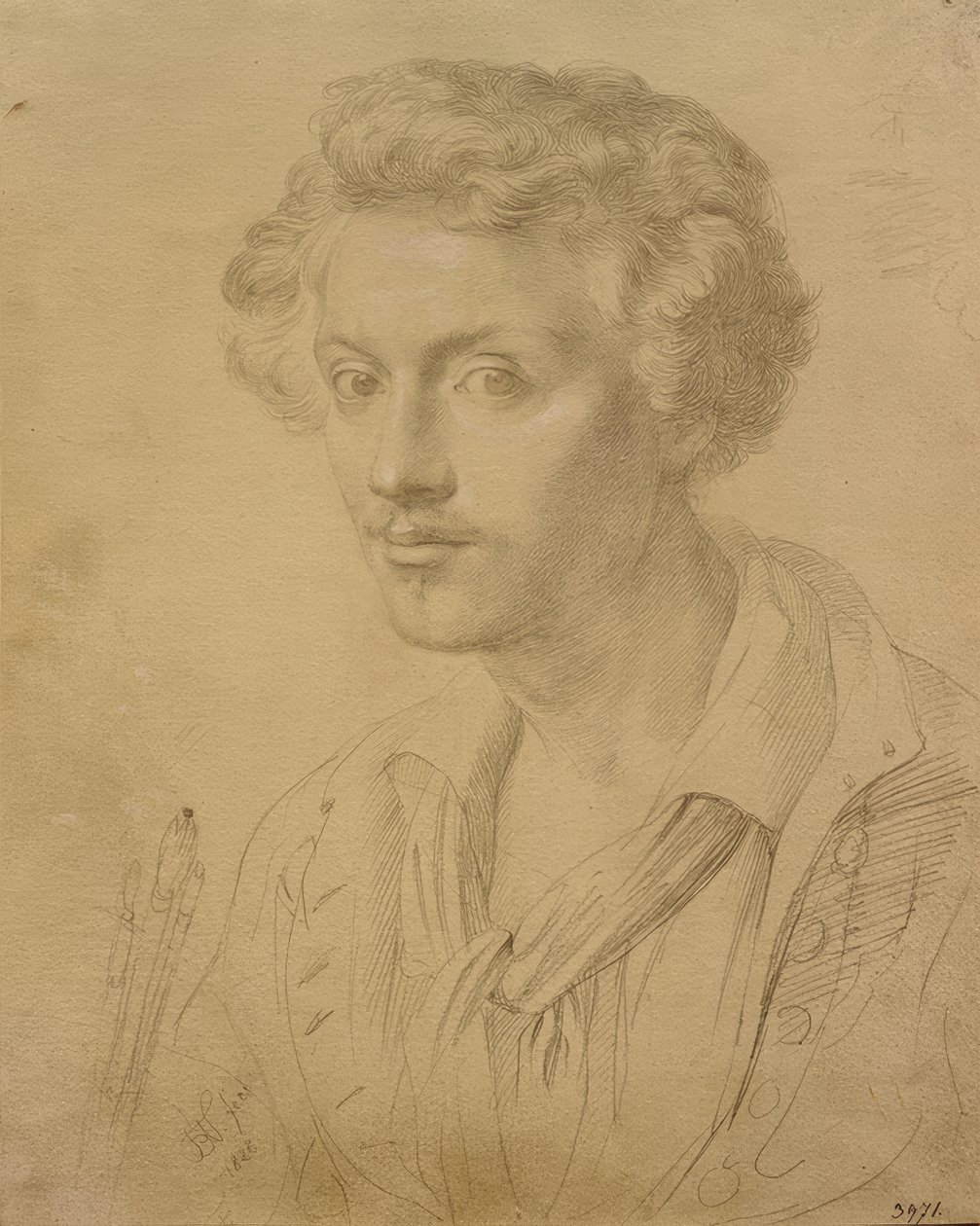 Friedrich Nerly (autoportrét) od Friedrich Nerly