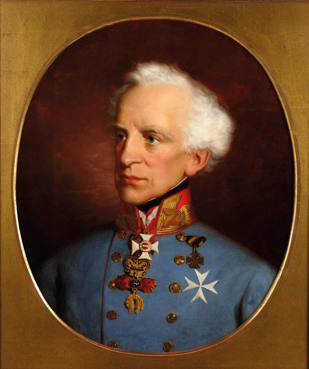 Hrabě Laval Graf Nugent von Westmeath 1777-1862. od Friedrich Ritter von Amerling