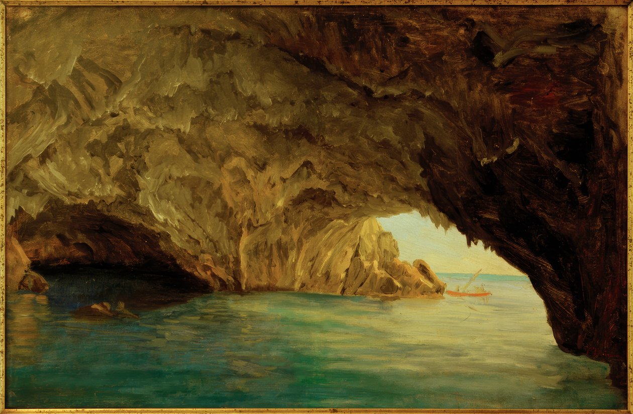 F.Thöming, jeskyně na Capri od Friedrich Thöming