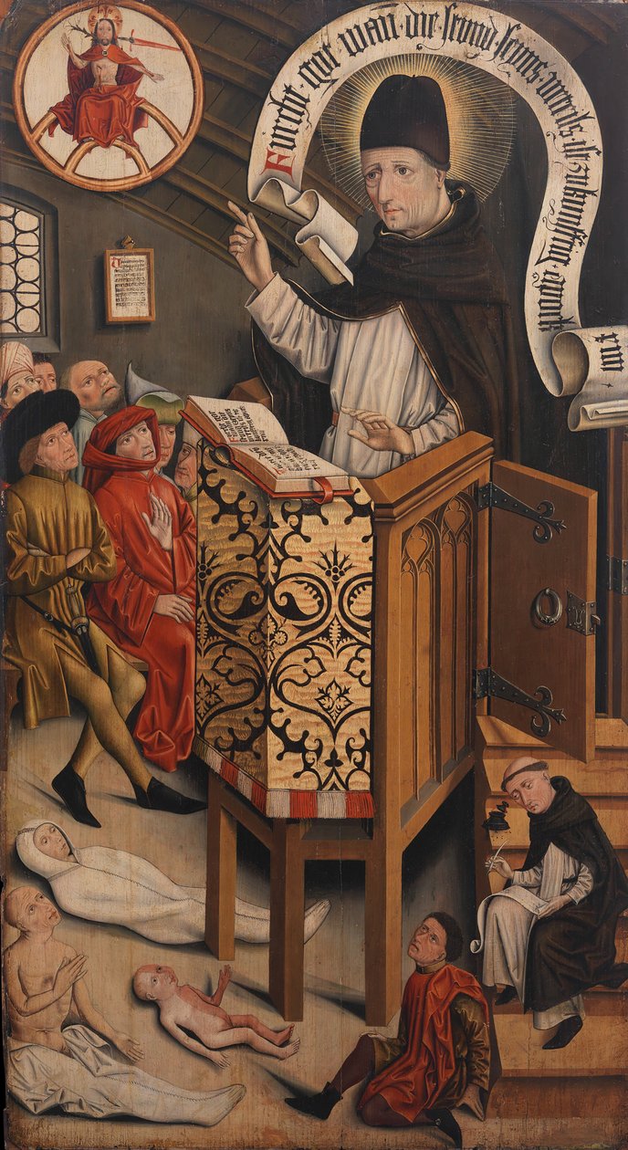 Kázání svatého Alberta Magnuse, ca. 1430-95. od Friedrich Walther