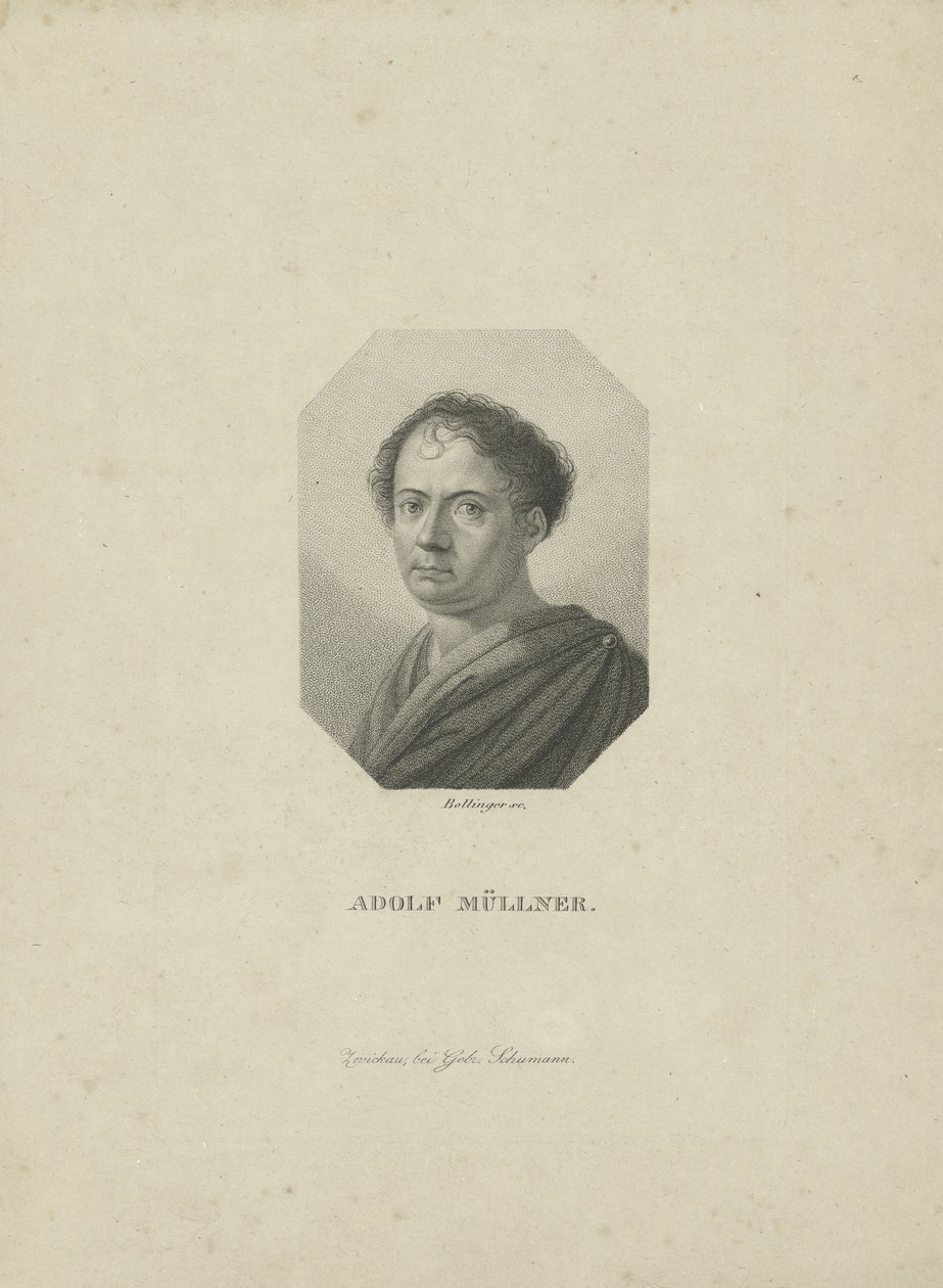Amandus Gottfried Adolf Muellner 1774-1829, kolem roku 1820. od Friedrich Wilhelm Bollinger