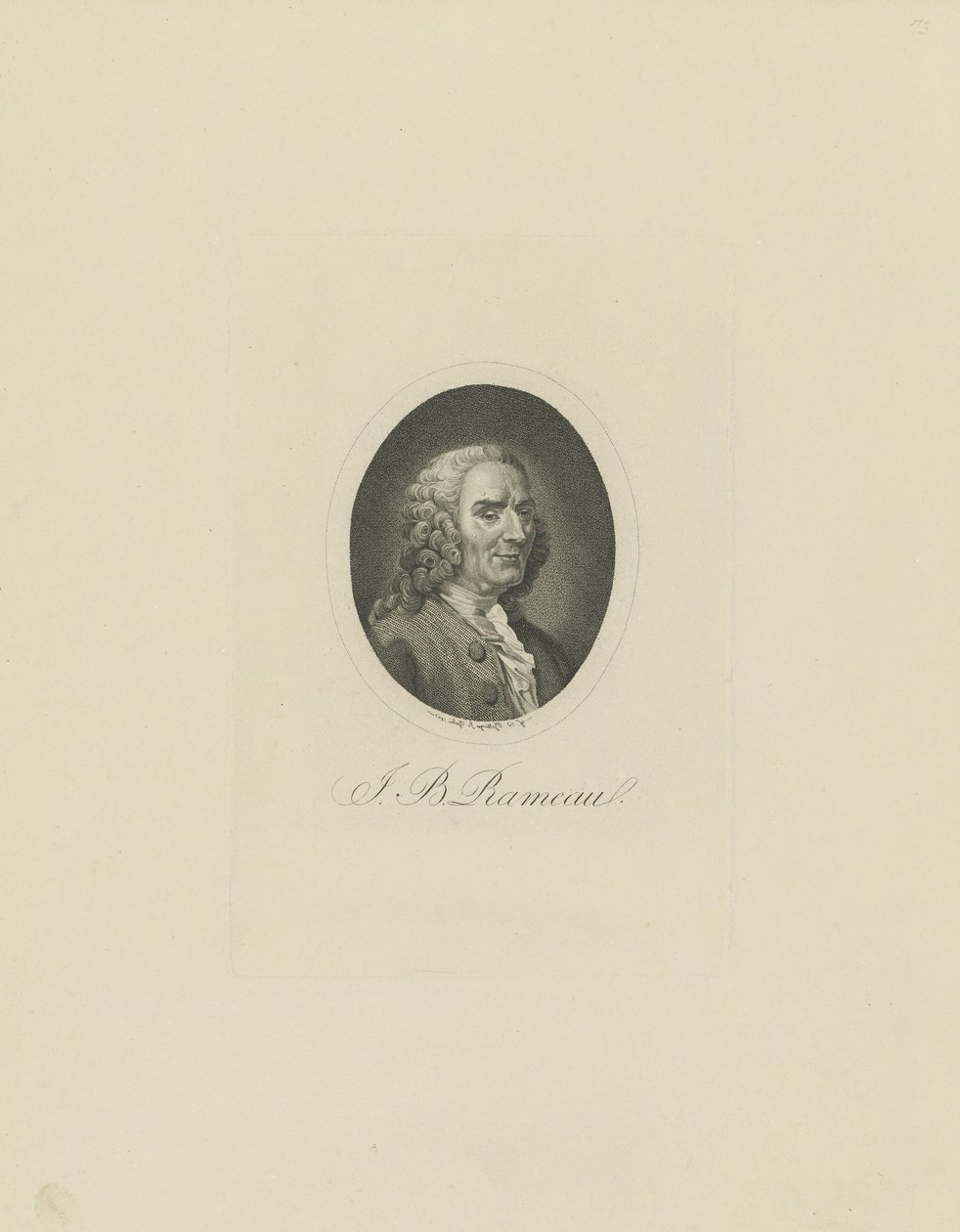 Portrét skladatele Jean-Philippe Rameau 1683-1764, 1802. od Friedrich Wilhelm Bollinger