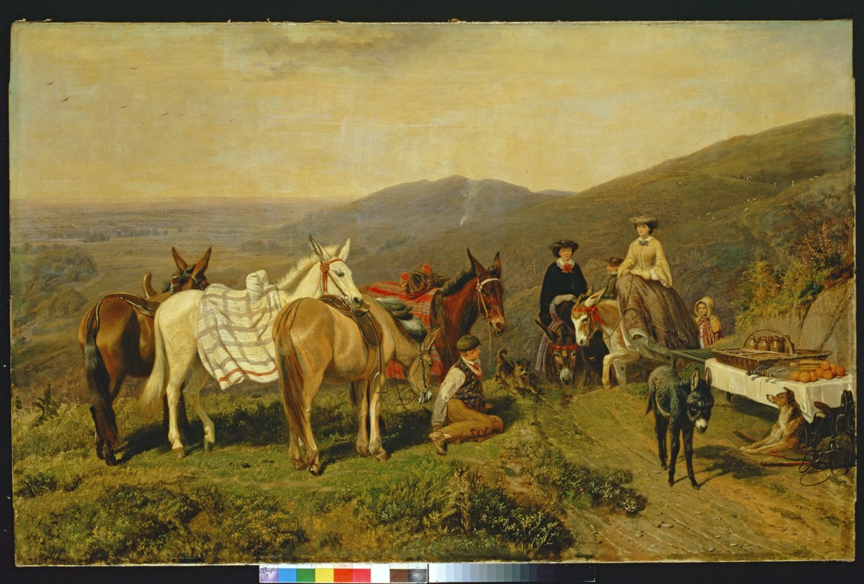 V Malvern Hills, 1858 od Friedrich Wilhelm Keyl