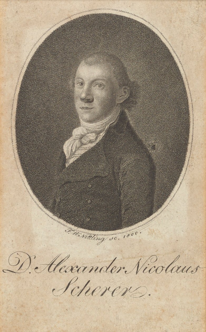Portrét Alexandra Nicolause Scherera 1771-1824, 1800. od Friedrich Wilhelm Nettling