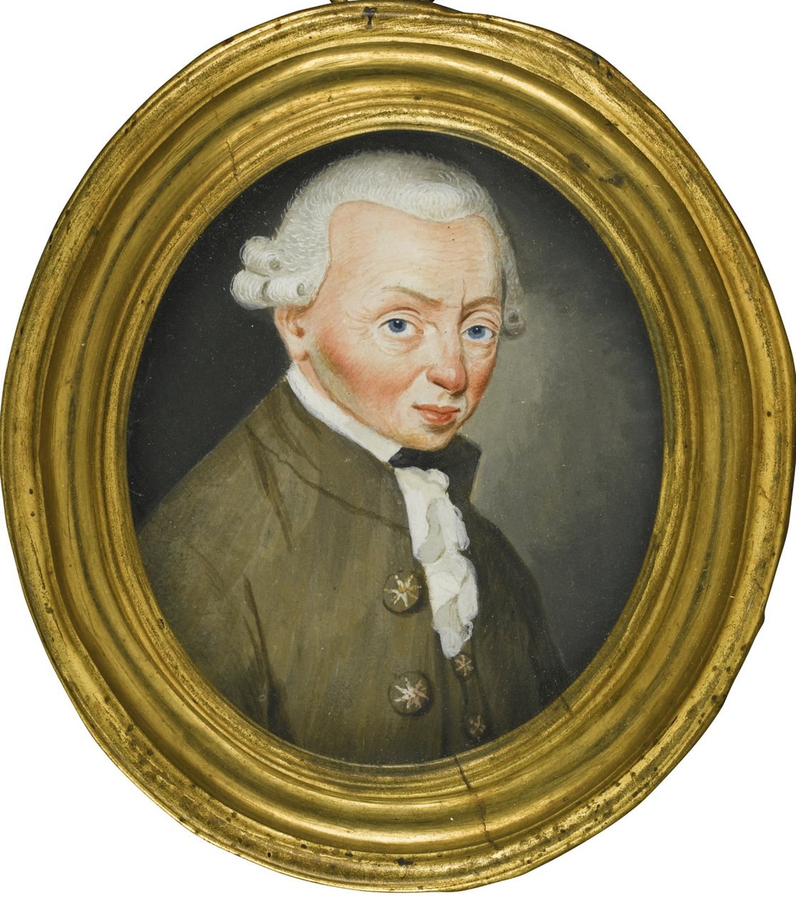 Portrét Immanuela Kanta 1724-1804, 1765 od Friedrich Wilhelm Springer