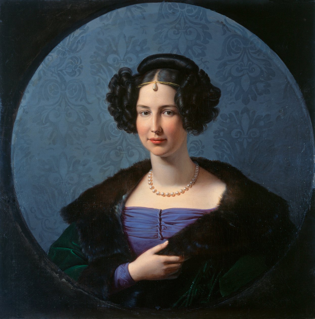 princezna Luise z Anhalt-Bernburgu 1799-1882, c. 1840 od Friedrich Wilhelm von Schadow