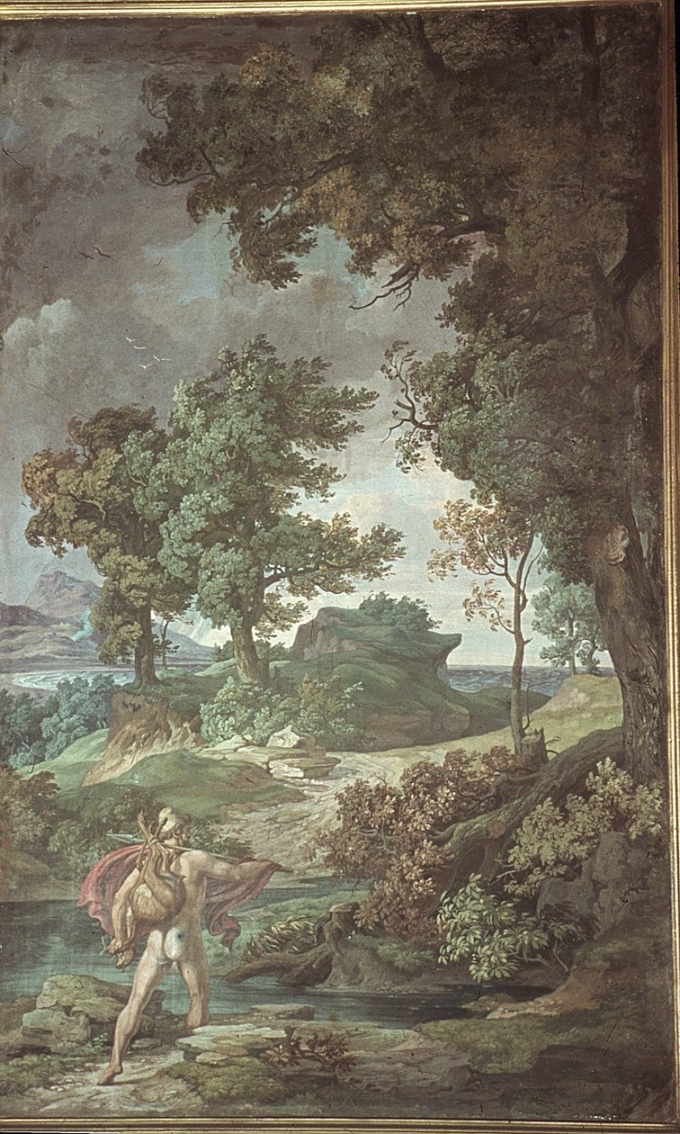 Návrat Odyssea z lovu, Scény z Odyssey od Friedrich the Elder Preller