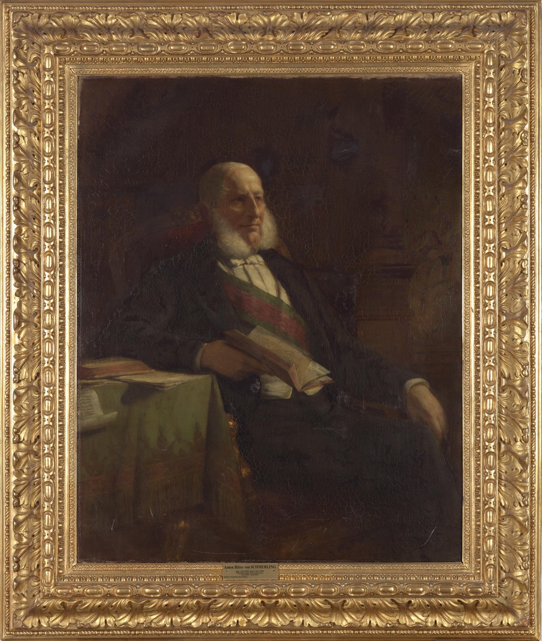 Anton Ritter von Schmerling (1805-1893), prezident rakouské císařské rady od Friedrich von Amerling