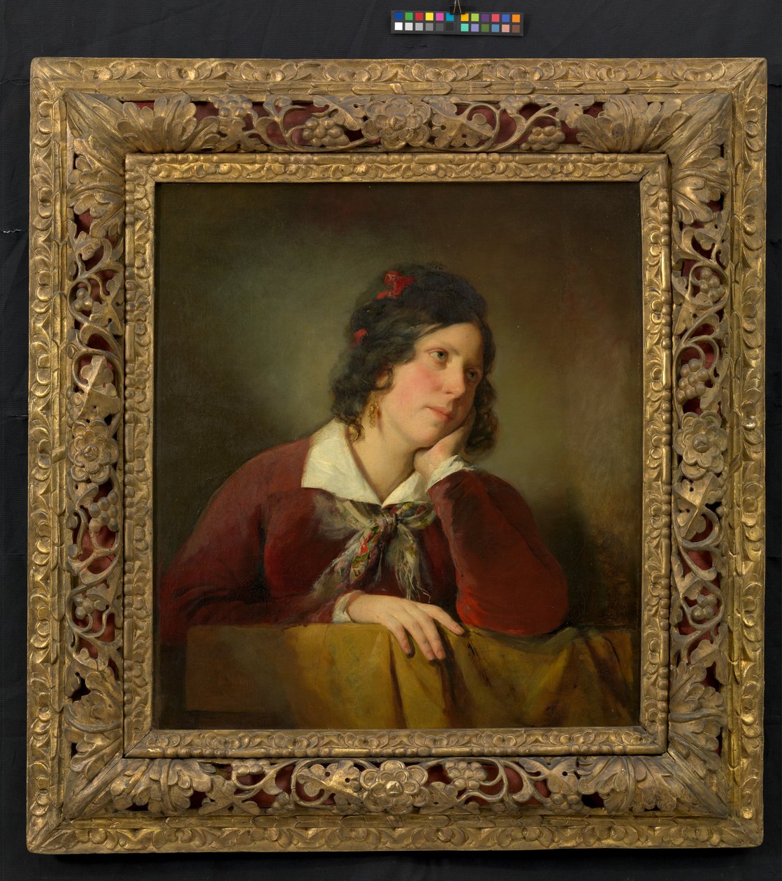 Antonie Amerlingová s hlavou opřenou o ruku (první manželka umělce) od Friedrich von Amerling