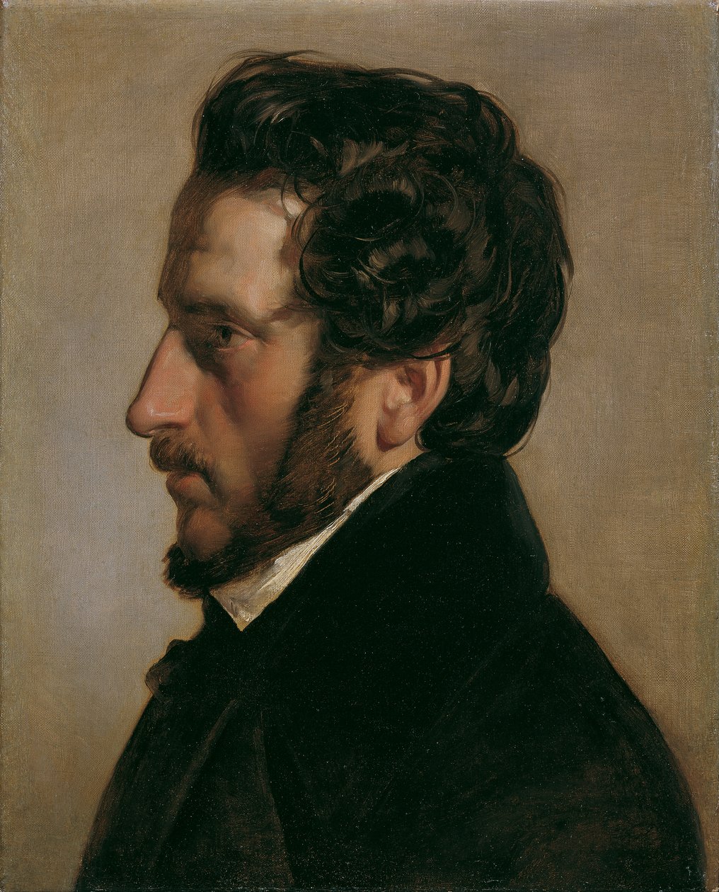 malíř Friedrich Gauermann od Friedrich von Amerling