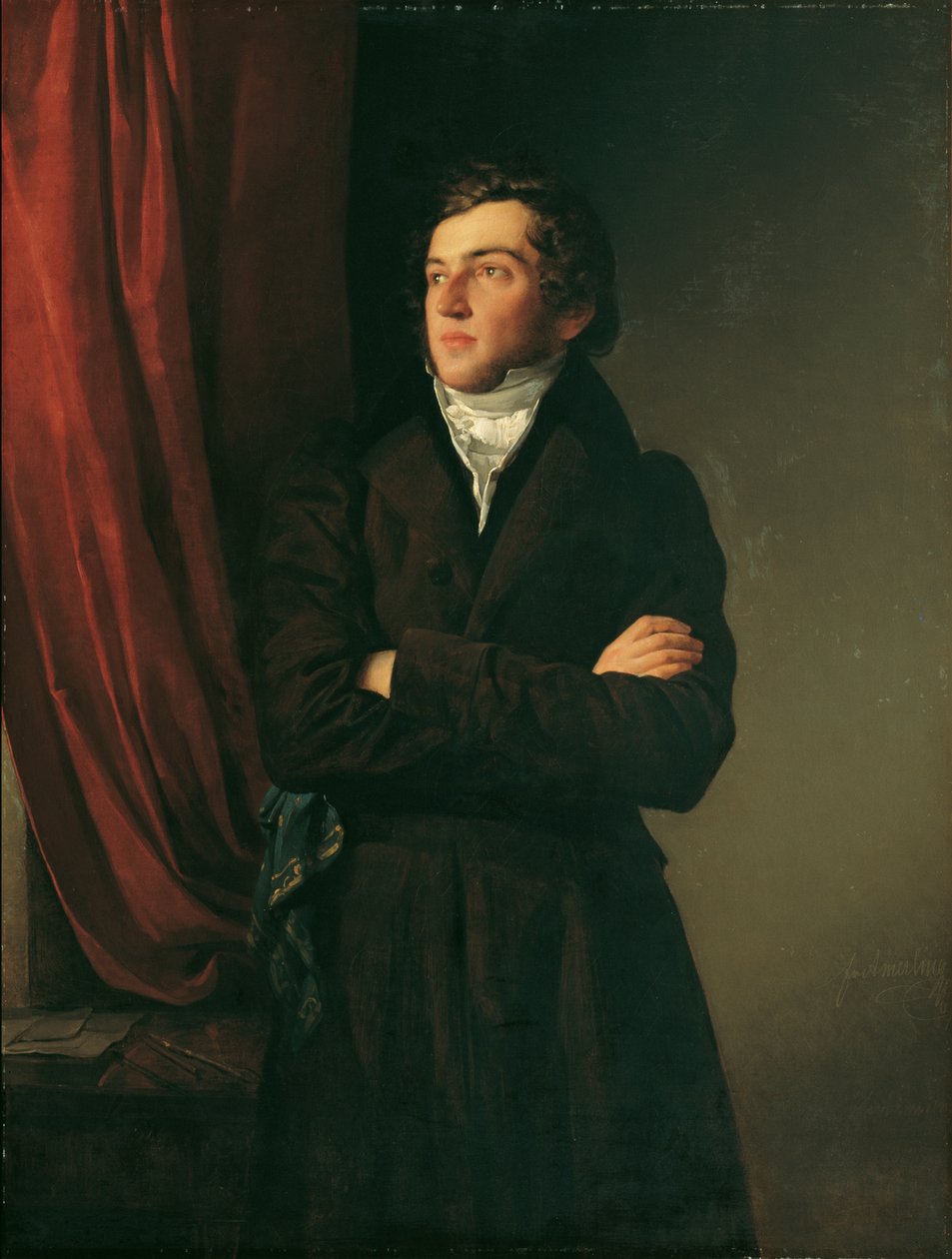 Malíř Robert Theer od Friedrich von Amerling