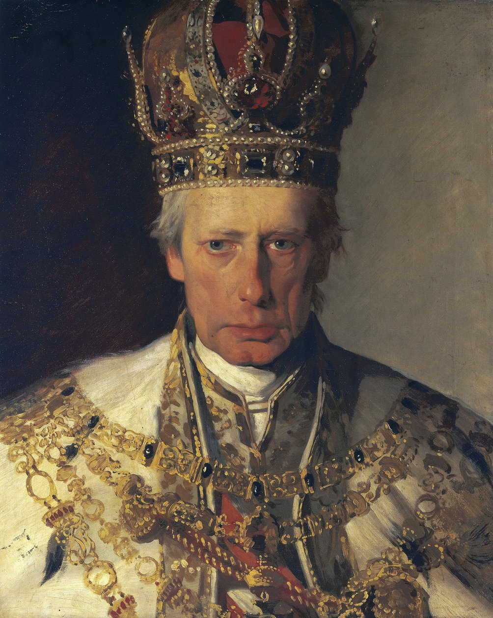 Císař František I. Rakouský od Friedrich von Amerling