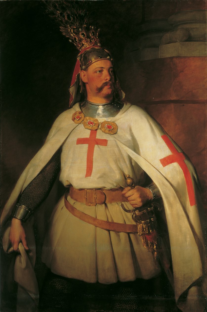 Arcivévoda Leopold jako křižák od Friedrich von Amerling