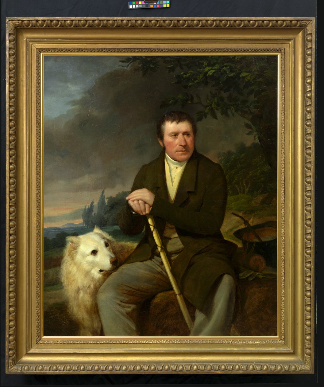 Friedrich Ludwig Müller, velkoobchodník a zakladatel döblingského chudobince od Friedrich von Amerling