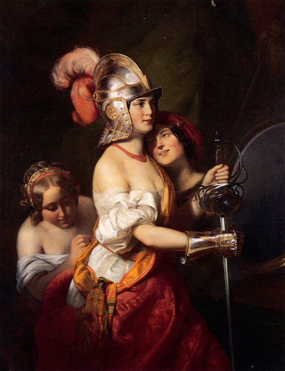 Friedrich von Amerling - Ozbrojená dívka od Friedrich von Amerling